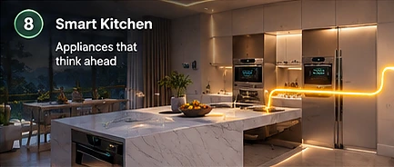Connected smart kitchen